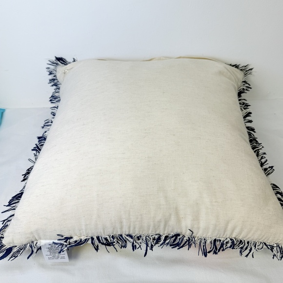 Imperial Collection Floral Flamingo Appliqué Beaded Fringed Throw Pillow - Picture 8 of 13